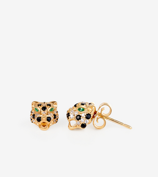 Leopard Stud Earrings