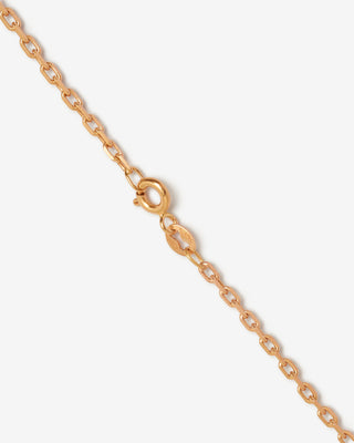 Cable Chain Necklace in 18k Rose Gold