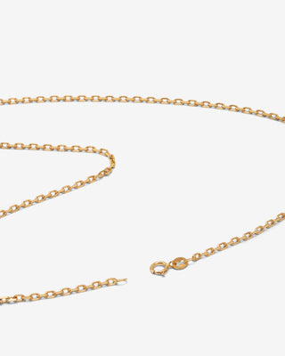 Cable Chain Necklace in 18k Yellow Gold