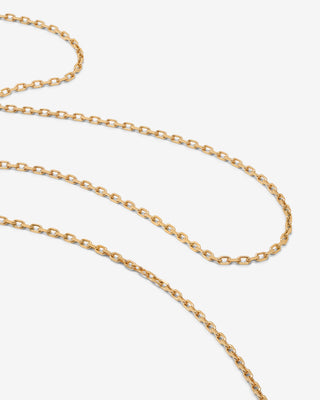 Cable Chain Necklace in 18k Yellow Gold