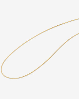 Snake Chain Necklace in 14k Yellow Gold