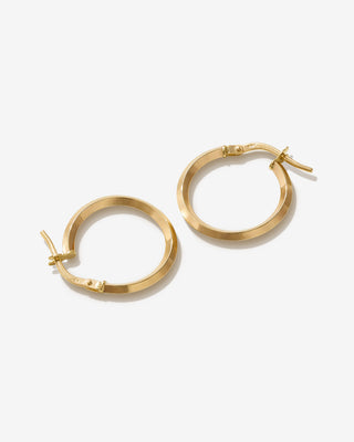 fine hoops 9ct solid gold hoop earrings 2