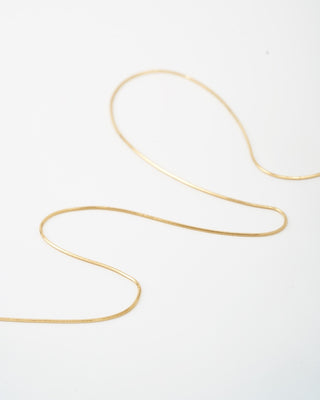 Snake Chain Necklace in 14k Yellow Gold