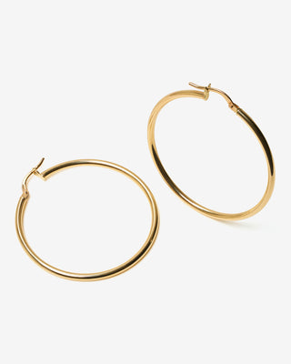 Classic Large Hoops 14k Yellow Gold FIGLIO Jewellery