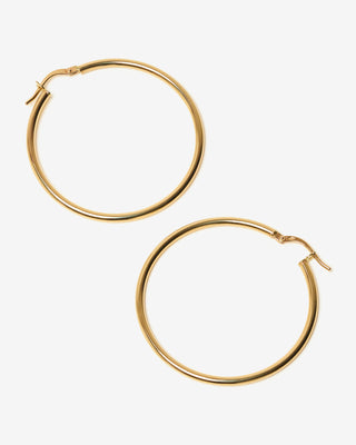 Classic Large Hoops 14k Yellow Gold FIGLIO Jewellery