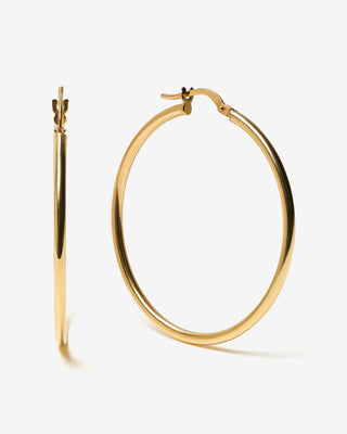 Classic Large Hoops 14k Yellow Gold FIGLIO Jewellery