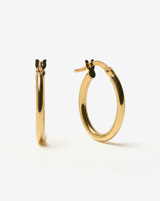 Classic Oval Hoops 9k Yellow Gold FIGLIO Jewellery