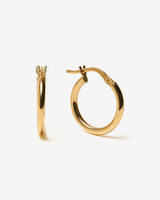 Classic Small Hoops 14k Yellow Gold FIGLIO Jewellery