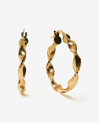 Nastro Hoops 14k Yellow Gold FIGLIO Jewellery