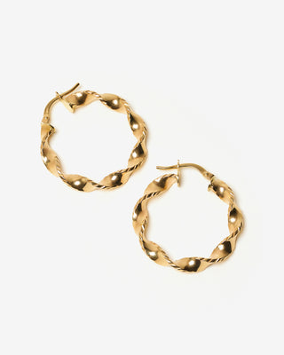 Nastro Hoops 14k Yellow Gold FIGLIO Jewellery