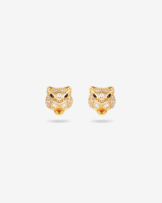 FIGLIO Panther 18k Gold Vermeil Stud Earrings Image