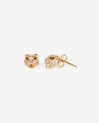 FIGLIO Panther 18k Gold Vermeil Stud Earrings Image