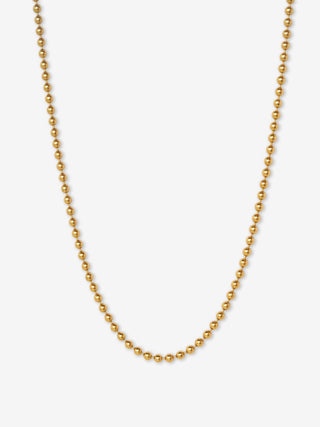 Beaded Chain Necklace - gold chains - FIGLIO