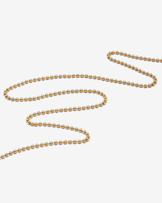 Beaded Chain Necklace - gold chains - FIGLIO