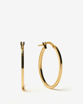 Bold Oval Hoops - yellow gold - FIGLIO