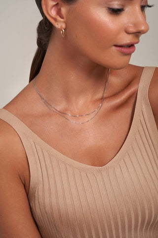 Box Chain Necklace - gold chains - FIGLIO