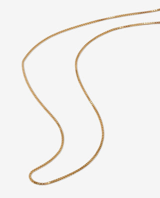 Box Chain Necklace - gold chains - FIGLIO