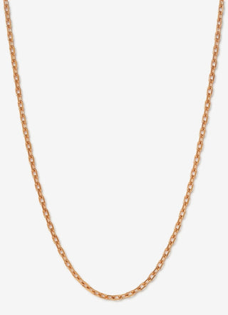 Cable Chain Necklace in 18k Rose Gold - gold chains - FIGLIO