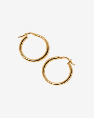 Classic Hoops - yellow gold - FIGLIO