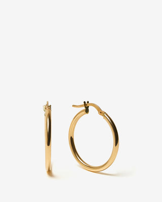 Classic Hoops - yellow gold - FIGLIO