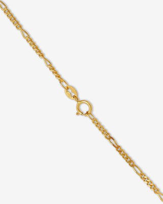 Figaro Chain Necklace in 18k Yellow Gold - gold chains - FIGLIO