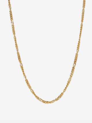 Figaro Chain Necklace in 18k Yellow Gold - gold chains - FIGLIO