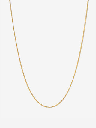 Flat Chain Necklace in 18k Yellow Gold - gold chains - FIGLIO