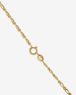 Mixed Link Paperclip Chain Necklace in 18k Yellow Gold - gold chains - FIGLIO