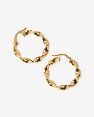 Nastro Large Hoops - yellow gold - FIGLIO