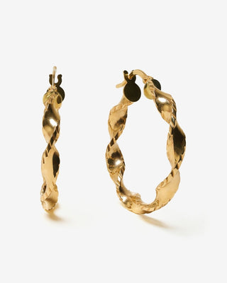 Nastro Large Hoops - yellow gold - FIGLIO