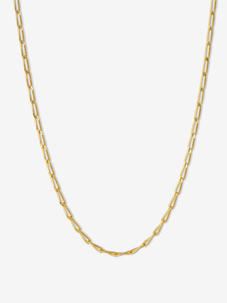 Paperclip Chain Necklace in 14k Yellow Gold - gold chains - FIGLIO