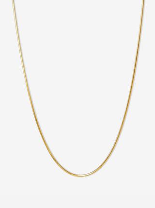 Snake Chain Necklace in 14k Yellow Gold - gold chains - FIGLIO