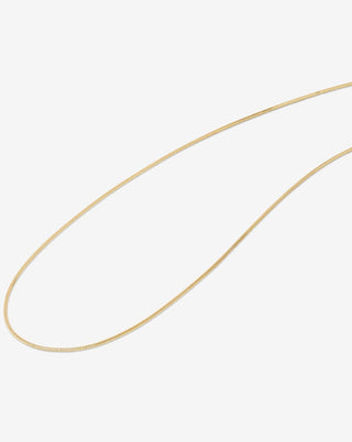 Snake Chain Necklace in 14k Yellow Gold - gold chains - FIGLIO