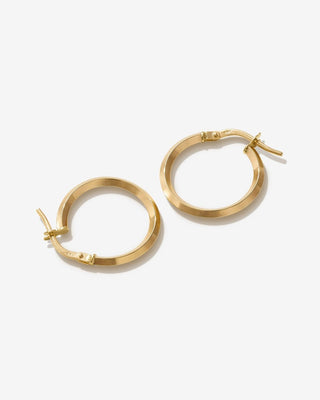 Specchio Hoops - yellow gold - FIGLIO