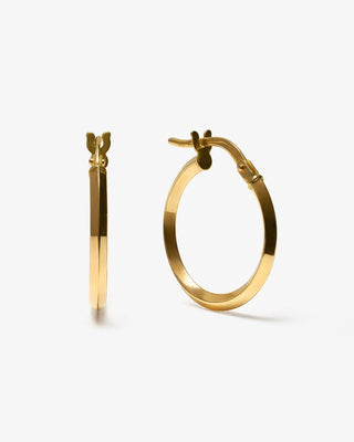 Specchio Hoops - yellow gold - FIGLIO