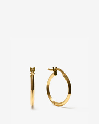 Specchio Hoops - yellow gold - FIGLIO