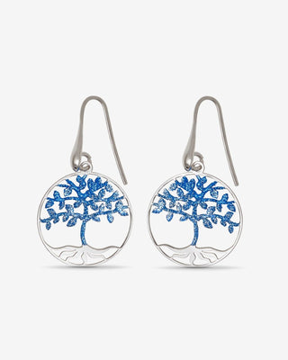 Tree Of Life Dangle Earrings - silver earrings - FIGLIO