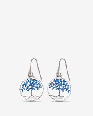 Tree Of Life Dangle Earrings - silver earrings - FIGLIO